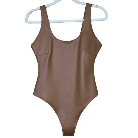 SKIMS Tops - SKIMS Wet Jersey Tank BodySuit Sienna Women’s XS